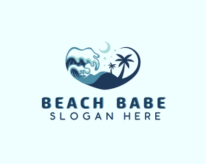 Ocean Wave Beach Resort logo design