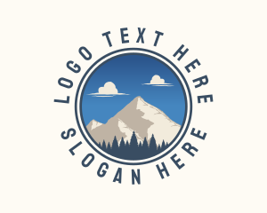 Echo - Mountain Camping Trip logo design