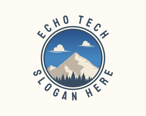 Echo - Mountain Camping Trip logo design