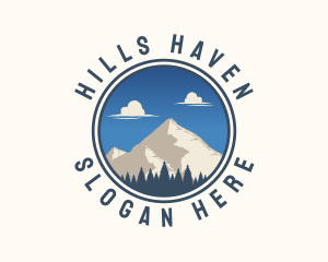 Mountain Camping Trip  logo design