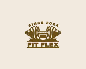 Dumbbell - Dumbbell Gym Workout logo design