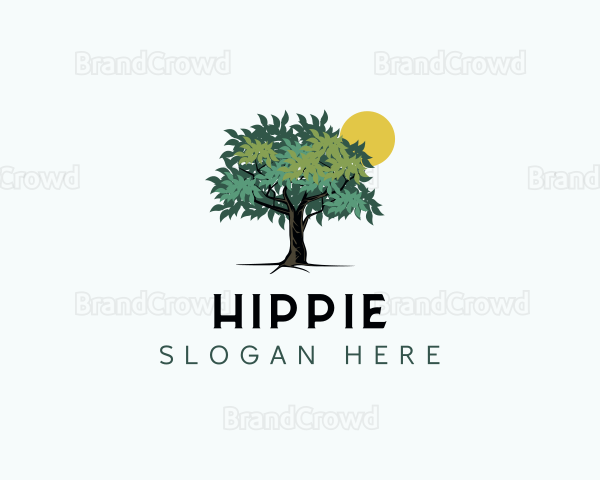 Botanical Forest Tree Logo