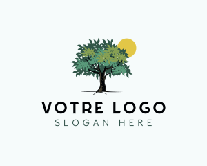 Botanical - Botanical Forest Tree logo design