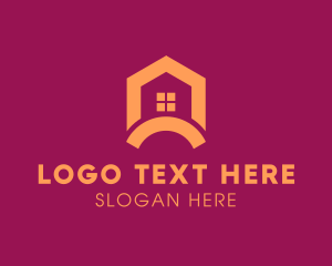 House Loan - Orange House Renovation logo design