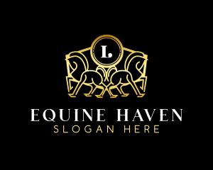 Animal Premium Horse Stable logo design