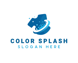 Shirt Wash Cleaning logo design