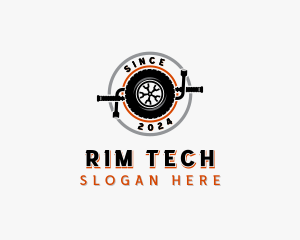 Tire Detailing Mechanic logo design