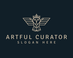 Owl Crown Business logo design