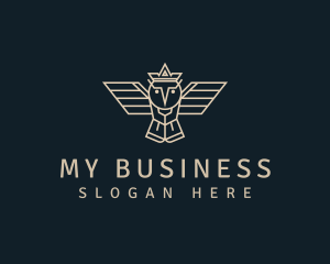 Owl King Business logo design
