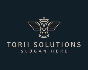 Owl Crown Business logo design