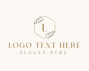 Spa - Elegant Leaf Decor logo design