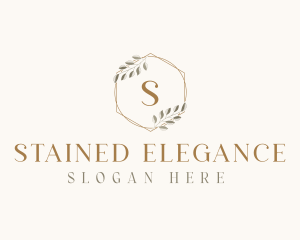 Elegant Leaf Decor logo design