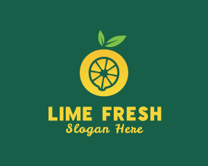 Lime - Yellow Lemon Letter O logo design