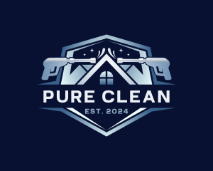 Cleaning Pressure Washer logo design