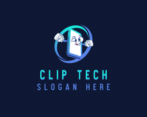 Gadget Phone Tech logo design