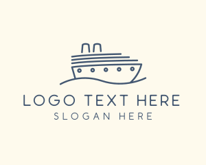 Cruise - Boat Cruise Ship logo design