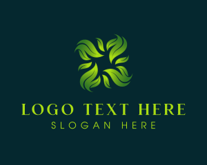 Massage - Leaves Agriculture Eco logo design