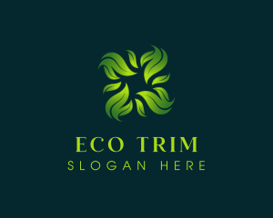 Leaves Agriculture Eco logo design