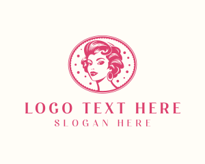 Cloche Hat - Makeup Beauty Boutique logo design