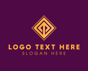 Deluxe - Corporate Premium Elegant Tile logo design
