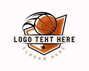 Hoop - Varsity Basketball Team logo design