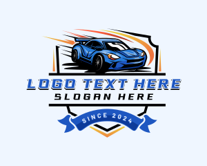 Garage - Automotive Racing Car logo design