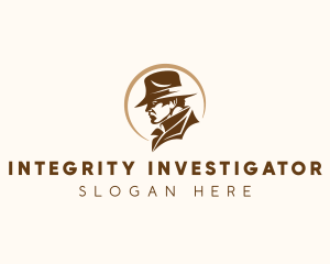 Mysterious Detective Investigator logo design