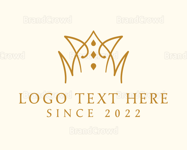 Luxury Pageant Crown Logo