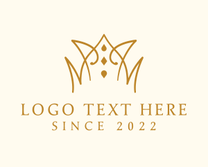 Tiara - Luxury Pageant Crown logo design