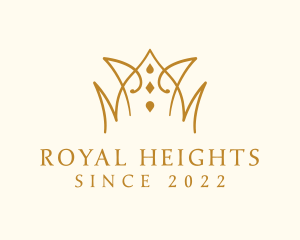 Highness - Luxury Pageant Crown logo design