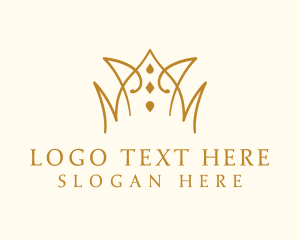 Luxury Pageant Crown  Logo
