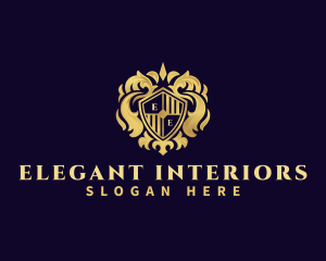 Luxury Royal Shield logo design