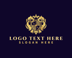 Flourish - Luxury Royal Shield logo design