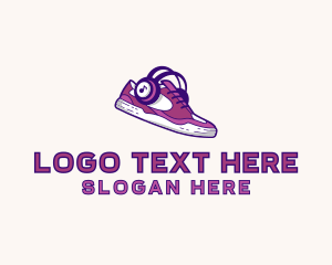 Streetwear - Fashion Sneakers Headphone logo design