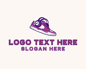Shoes - Fashion Sneakers Headphone logo design