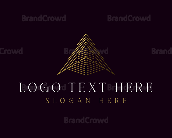 Premium Pyramid Triangle Logo