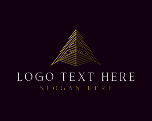 Expensive - Premium Pyramid Triangle logo design