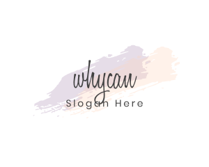 Stationery - Feminine Signature Wordmark logo design