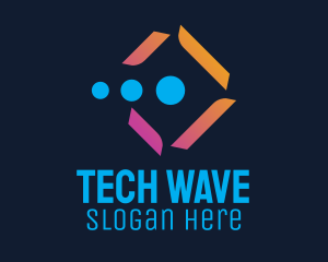 Techno - Moving Cube Techno logo design
