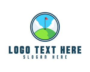 Mound - Golf Hill Course logo design