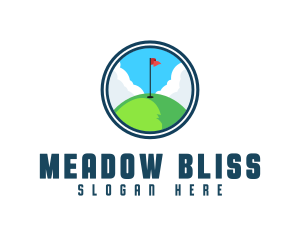 Meadow - Golf Hill Course logo design
