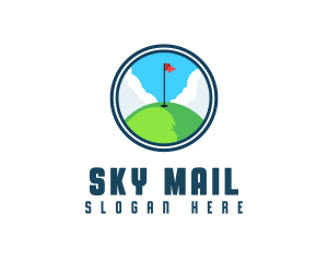 Golf Hill Course logo design