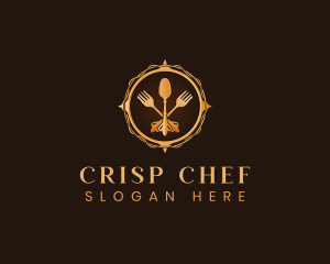 Utensils Kitchen Restaurant logo design