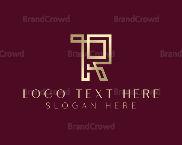 Corporate Brand Letter R Logo