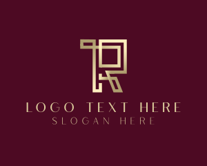 Company - Corporate Brand Letter R logo design