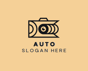 Camera Lens Photography Logo