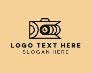 Camera Lens Photography Logo