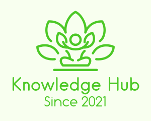 Beauty Spa - Lotus Leaf Meditation logo design
