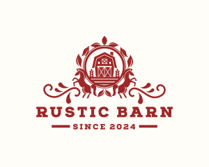 Barn - Horse Barn Farm logo design