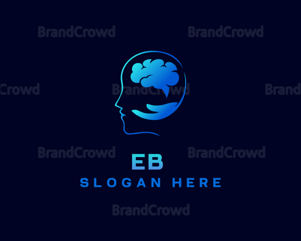 Head Brain Hand Support Logo